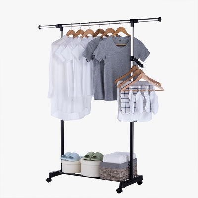 Extenable Singel Pole Garment Rack 111