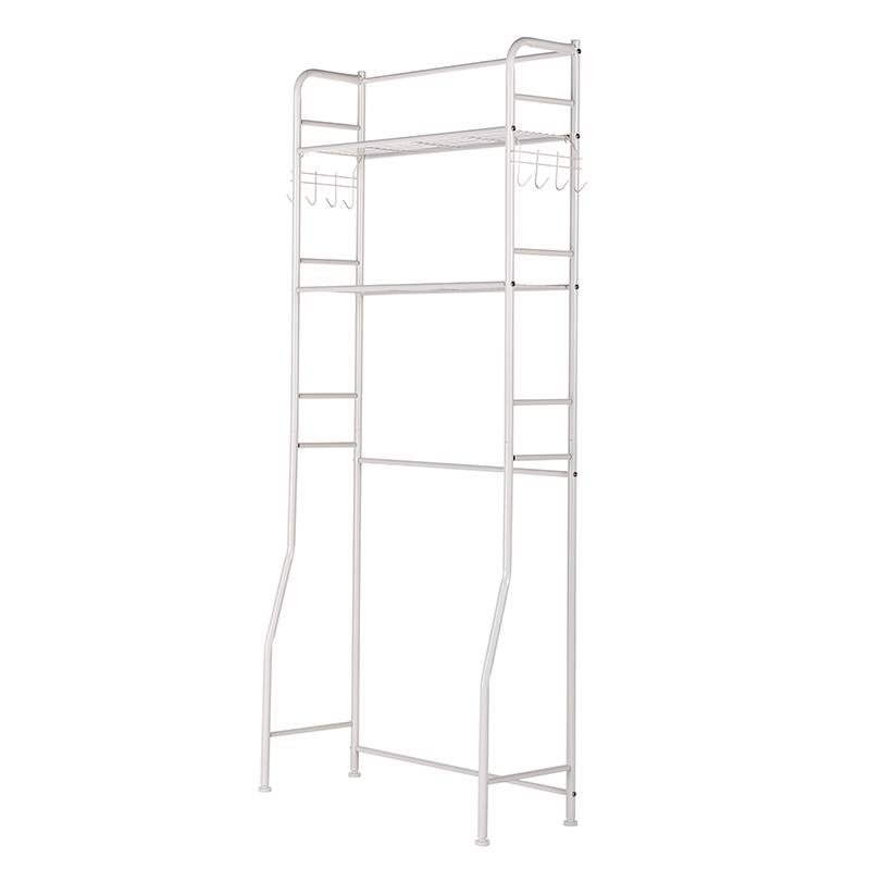 2 Tier Laundry Room Rack Shelving 402