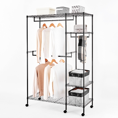 Double-Rod Clothes Rack 611