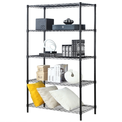 5 Tier Heavy Duty Wire Rack 35.4Wx17.71Dx70.47H inch