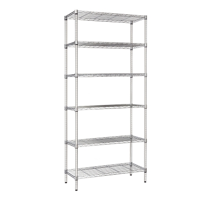 6 Tier Heavy Duty Wire Rack 35.4Wx17.71Dx78.74H inch