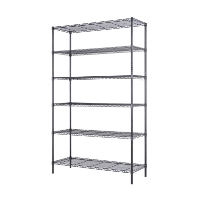 6 Tier Heavy Duty Wire Rack 47.24Wx17.71Dx78.74H inch