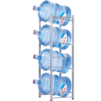 Rack de almacenamiento de botellas de agua de 4 niveles 439