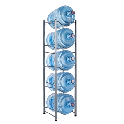 Rack de almacenamiento de botellas de agua de 5 niveles 457